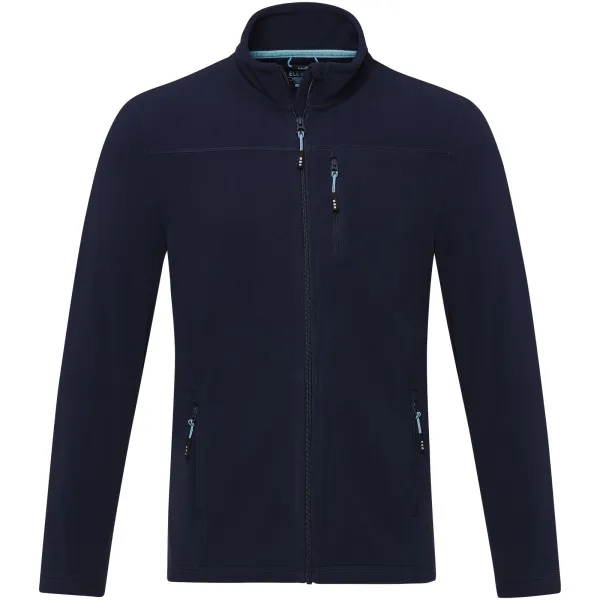 Amber GRS gerecycled heren fleece jas met volledige rits