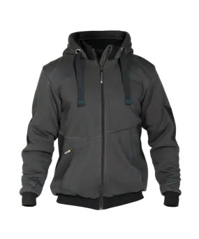 DASSY® Pulse Sweatshirt Jas Antracietgrijs/Zwart maat S